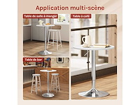Ronde bartafel, hoge tafel met 360° draaibaar blad - afbeelding 7 van  8