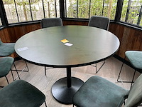 Ronde bartafel met 6x stoel - afbeelding 2 van  7