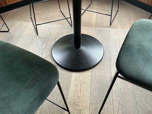 Ronde bartafel met 6x stoel - afbeelding 3 van  7