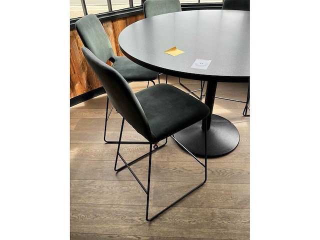 Ronde bartafel met 6x stoel - afbeelding 8 van  8