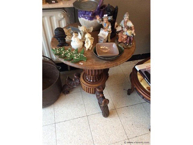 Ronde bijzettafel zonder opzet - afbeelding 1 van  3