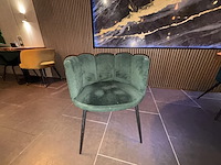 Ronde bistro eettafel en 4 designstoelen - afbeelding 5 van  5