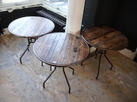 Ronde bistrotafel (x3) - afbeelding 2 van  5