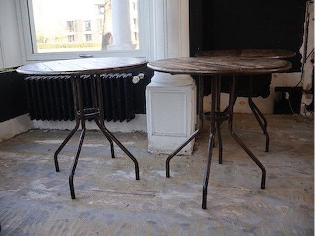 Ronde bistrotafel (x3) - afbeelding 3 van  5