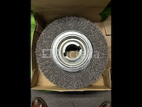 Ronde borstel staaldraad gegolfd 250x60mm - afbeelding 1 van  3