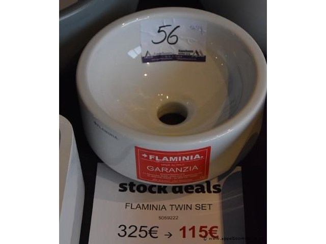 Ronde design wasbak flaminia dia 27 - afbeelding 1 van  3