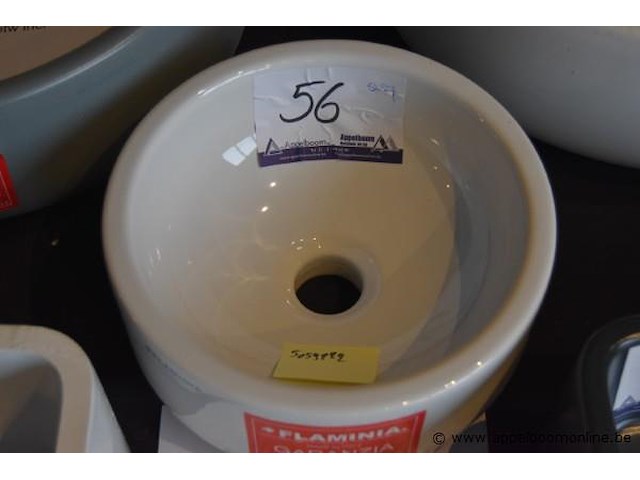 Ronde design wasbak flaminia dia 27 - afbeelding 2 van  3