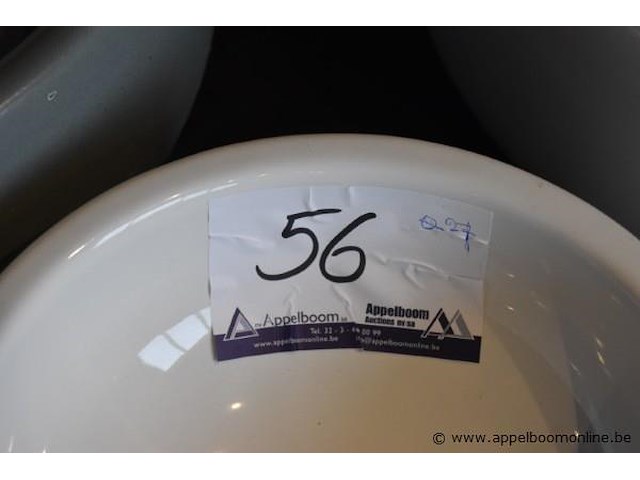 Ronde design wasbak flaminia dia 27 - afbeelding 3 van  3