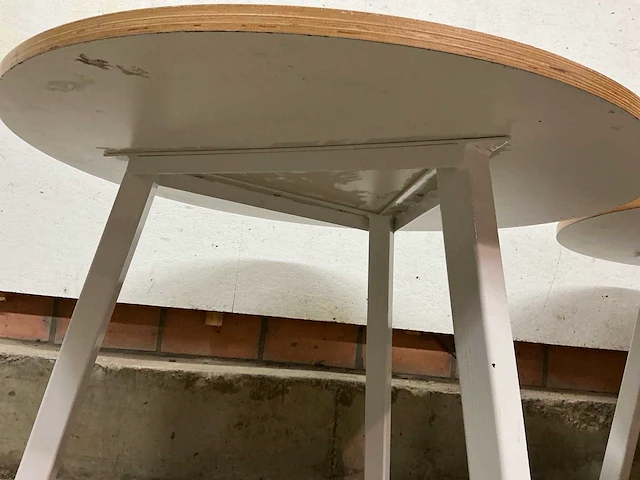 Ronde eetkamertafel (2x) - afbeelding 4 van  11