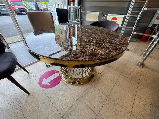 Ronde eettafel 130cm - afbeelding 2 van  2