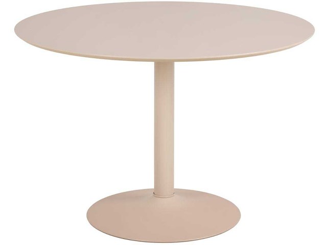 Ronde eettafel ibiza - 110x74cm - beige - afbeelding 1 van  4