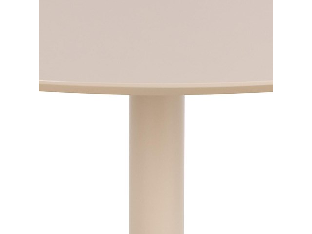 Ronde eettafel ibiza - 110x74cm - beige - afbeelding 3 van  4