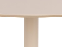 Ronde eettafel ibiza - 110x74cm - beige - afbeelding 3 van  4
