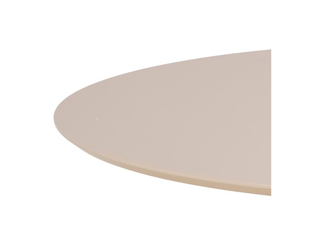 Ronde eettafel ibiza - 110x74cm - beige - afbeelding 4 van  4