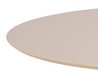 Ronde eettafel ibiza - 110x74cm - beige - afbeelding 4 van  4