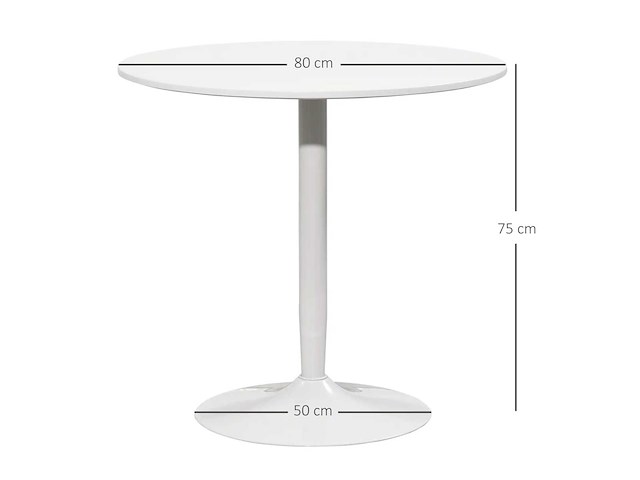 Ronde eettafel voor 2 personen - afbeelding 4 van  9