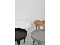 Ronde houten salontafel - sowa - zwart - 90 cm diameter - afbeelding 1 van  3