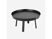 Ronde houten salontafel - sowa - zwart - 90 cm diameter - afbeelding 3 van  3