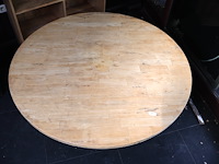 Ronde houten tafel - afbeelding 5 van  6