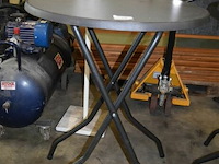 Ronde inklapbare staantafel