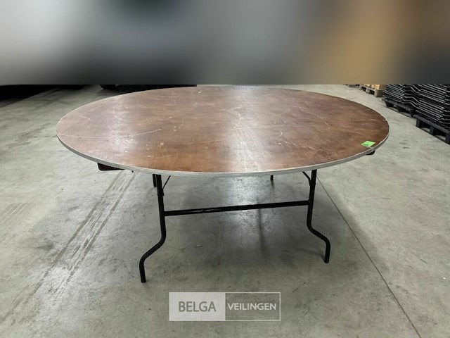 Ronde inklapbare tafel - afbeelding 1 van  3