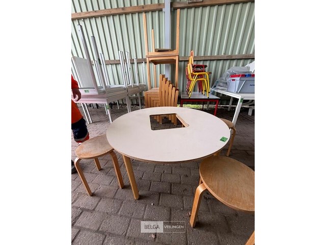 Ronde kindertafel - afbeelding 3 van  3