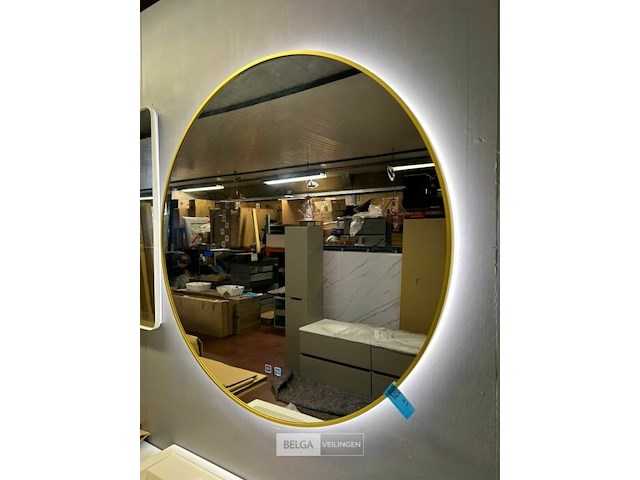 Ronde led-badkamerspiegel - afm ø100 cm - afbeelding 2 van  2