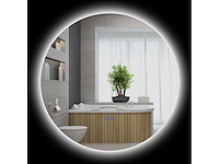 Ronde led badkamerspiegel ø 70 cm - afbeelding 2 van  4