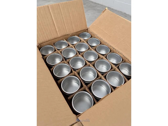Ronde metalen potjes met vensterdeksel – 100 ml tineware direct - afbeelding 3 van  4