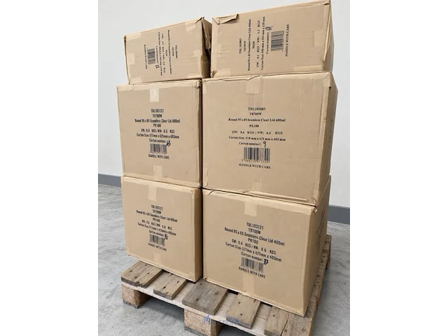 Ronde metalen potjes met vensterdeksel – 400 ml tinewaredirect - afbeelding 3 van  3