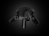 Ronde opbouwspot gu10 fitting armatuur- 4 draaibare (x3) - afbeelding 3 van  6