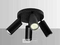 Ronde opbouwspot gu10 fitting armatuur- 4 draaibare (x3) - afbeelding 3 van  7