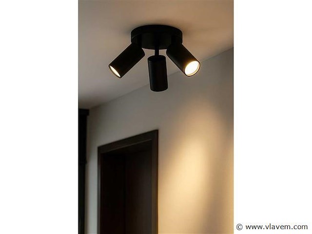 Ronde opbouwspot gu10 fitting armatuur. 3 draaibare (x4) - afbeelding 3 van  6