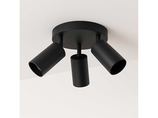 Ronde opbouwspot gu10 fitting armatuur– 3 draaibare (x6) - afbeelding 6 van  6