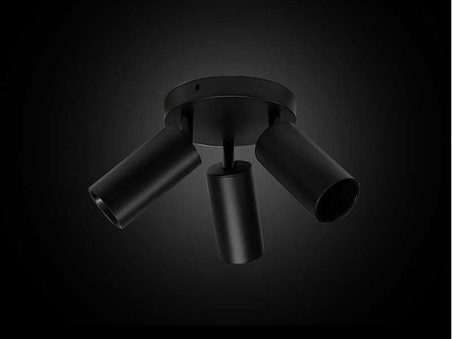 Ronde opbouwspot gu10 fitting armatuur. 3 draaibare (x6) - afbeelding 4 van  6