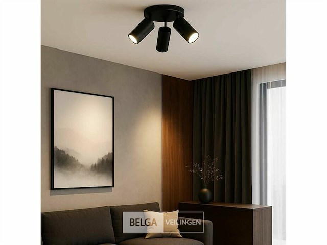 Ronde opbouwspot gu10 fitting armatuur– 3 draaibare (x6) - afbeelding 3 van  7