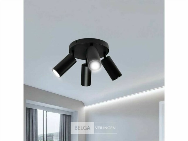 Ronde opbouwspot gu10 fitting armatuur– 4 draaibare (x3) - afbeelding 4 van  7