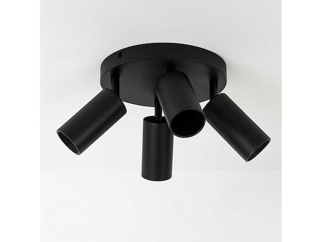 Ronde opbouwspot gu10 fitting armatuur– 4 draaibare (x6) - afbeelding 6 van  6