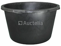 Ronde pe-mortierbakken, zwart ∅ 505 mm 40 l (10 stukken) - afbeelding 7 van  7