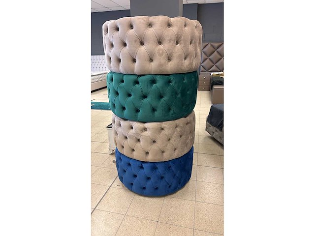 Ronde poef - afbeelding 1 van  1