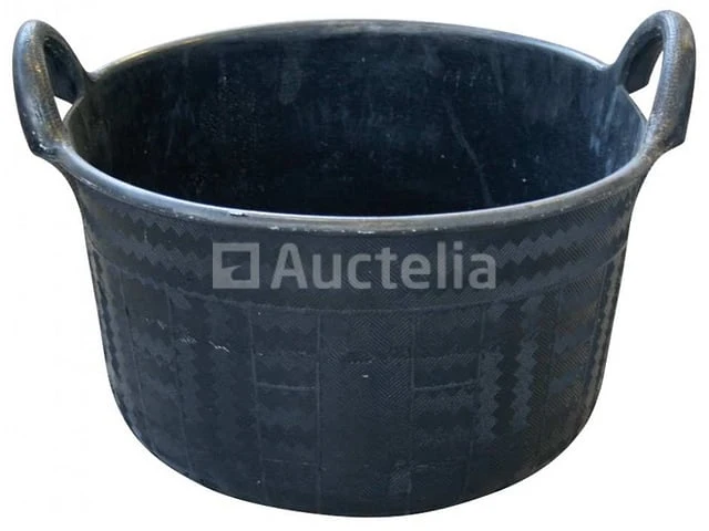Ronde rubberen kommen - 45 liter (5 stuks) - afbeelding 2 van  5