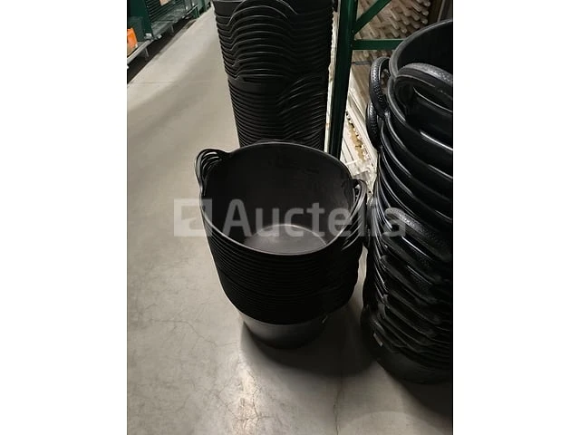 Ronde rubberen kommen - 45 liter (5 stuks) - afbeelding 3 van  5