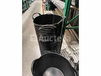 Ronde rubberen kommen - 45 liter (5 stuks) - afbeelding 4 van  5