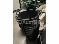 Ronde rubberen kommen - 45 liter (5 stuks) - afbeelding 5 van  5