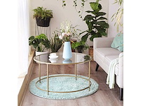 Ronde salontafel, glazen tafelblad - afbeelding 7 van  9