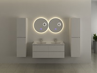 Ronde spiegel met led verlichting & bluetooth - ø60 cm - afbeelding 1 van  4