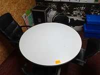 Ronde tafel + 3x stoel - afbeelding 2 van  5