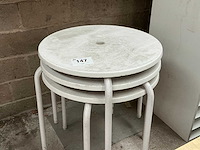 Ronde tafel (3x) - afbeelding 2 van  3