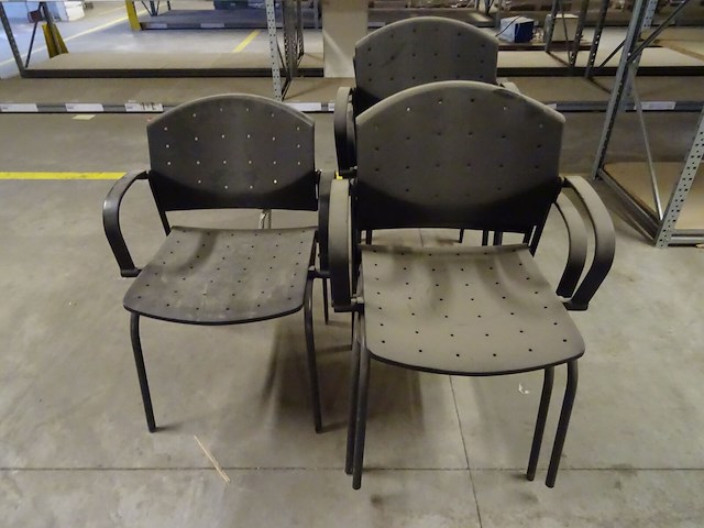 Ronde tafel + 4 stoelen - afbeelding 2 van  3