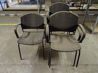 Ronde tafel + 4 stoelen - afbeelding 2 van  3